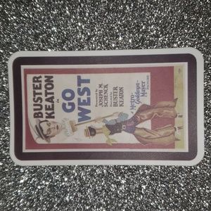 OLD MOVIE waterproof sticker Buster Keaton